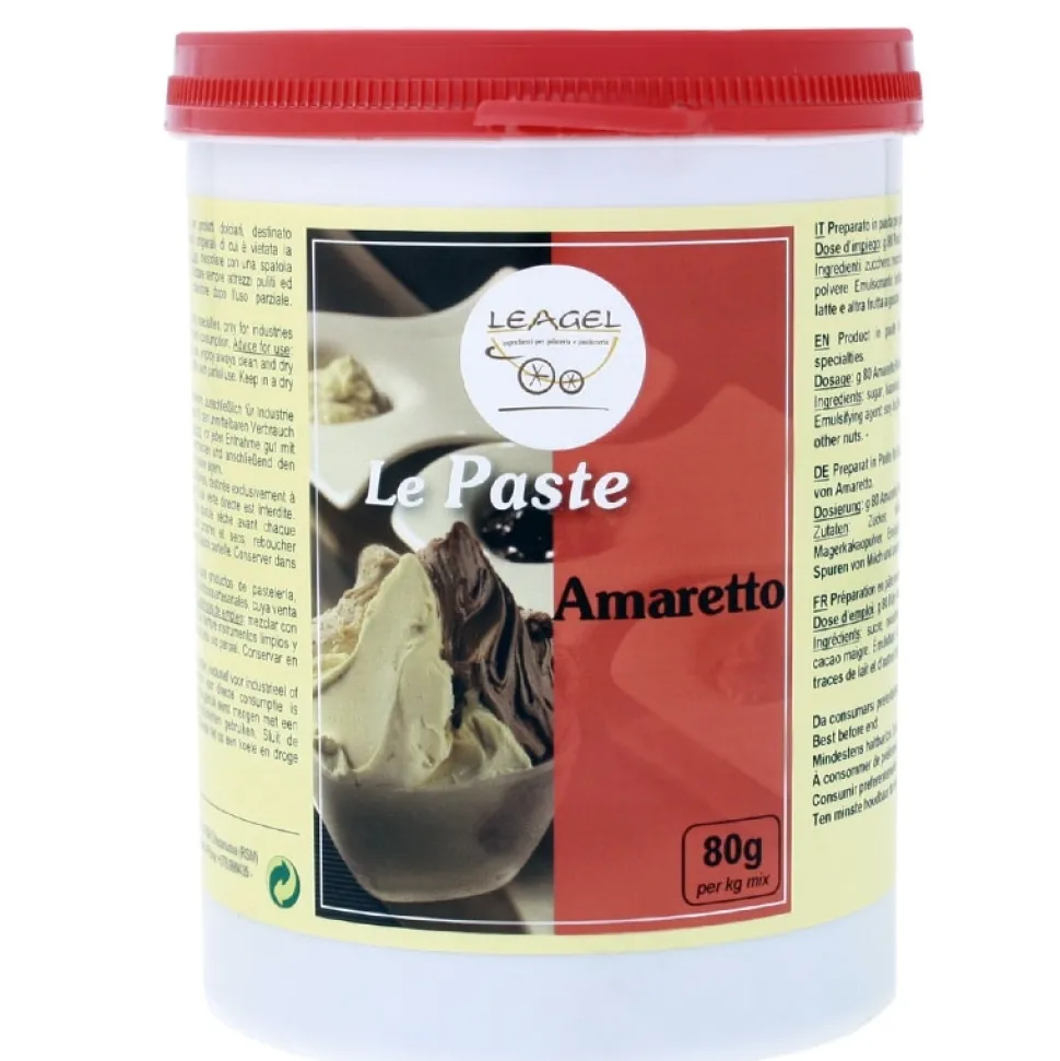 Amaretto Paste alk-frei für Dessert | 1,2 kg Dose