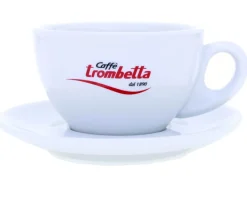 Cafe Latte Tassen "Trombetta" | 6 Stück