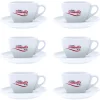 Cappuccinotassen "Trombetta" | 6 Stück