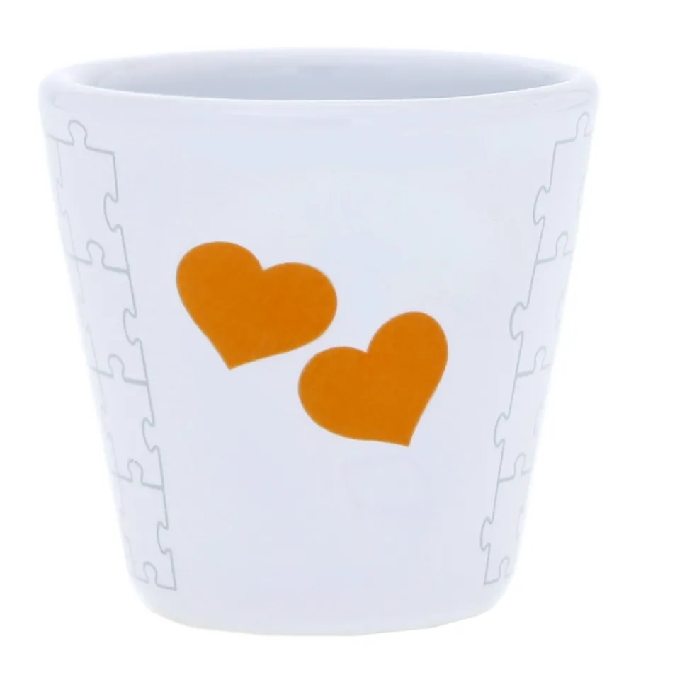 Espresso Becher Herz Orange | 1 Stück