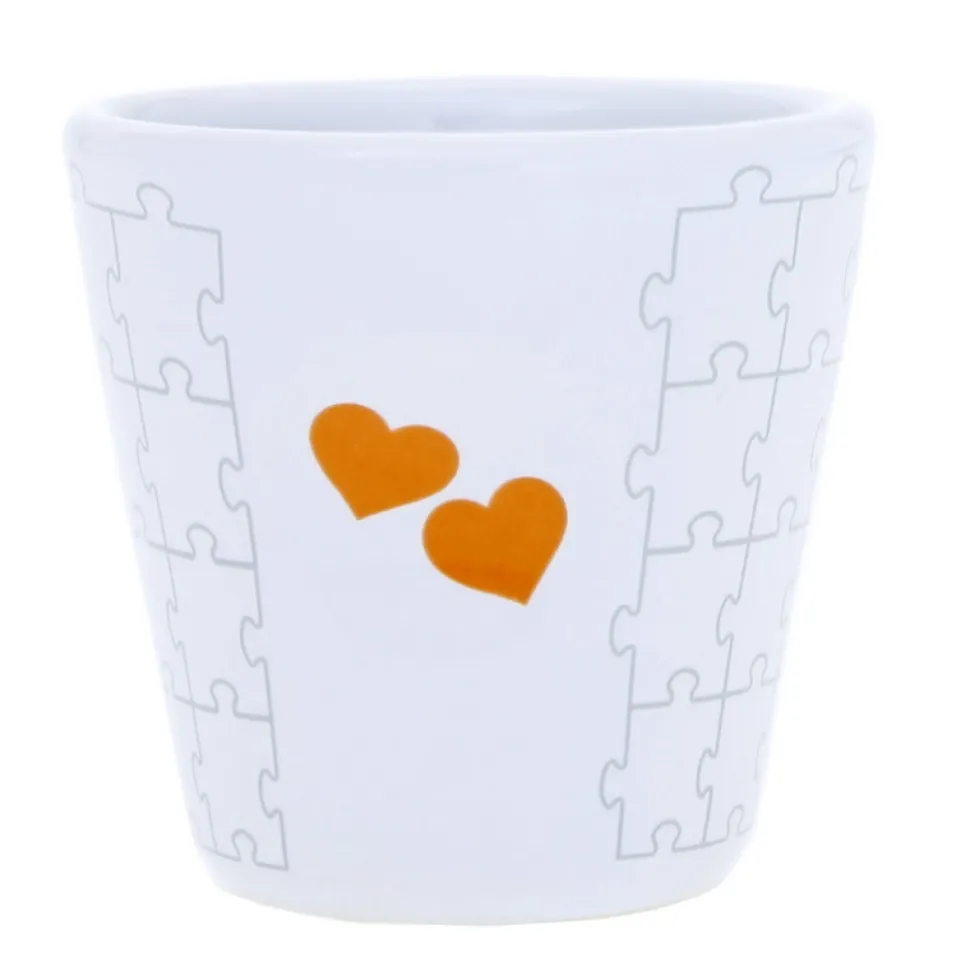 Espresso Becher Herz Orange | 1 Stück