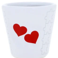 Espresso Becher rotes Herz | 1 Stück