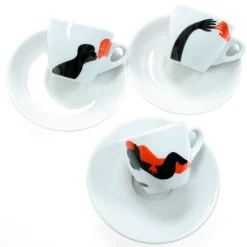 Espressotasse "Trombetta" Caffe ART 6 Stück