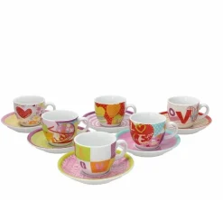 Espressotassen IRIS Love Set | 6 Stück