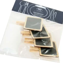 Holztäfelchen 4er-Set mit Kreide