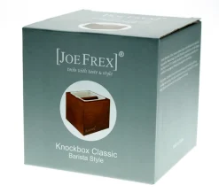 JoeFex Abschlagbehälter mittelbraun elegant | Holz