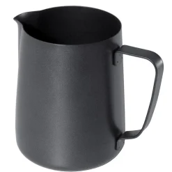Latte Art Milchkanne Antihaft | schwarz 0,35 l