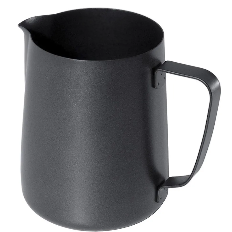 Latte Art Milchkanne Antihaft | schwarz 0,35 l